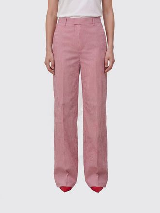 ARMARIUM Wide-Leg Pants in Striped Cotton