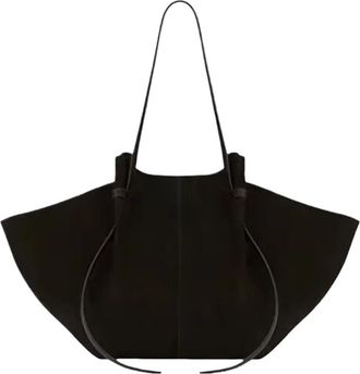 Generic Compatible For Women Shoulder Bag Suede Frosted Top Layer Carrying Large Capacity(Black)