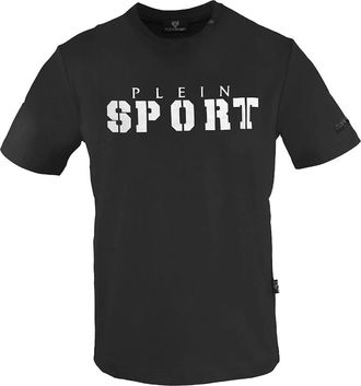 Philipp Plein Mens Plein Sport Bold Sport Logo Black T Shirt - Size: 44