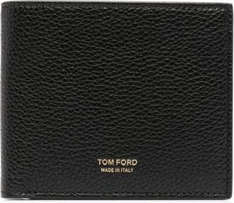 Tom Ford Black T Line bifold leather wallet