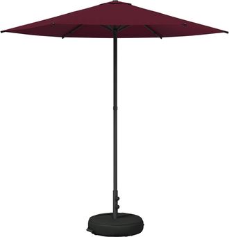 vidaXL Paraguas De Jard&iacute;n Con Base 230 X 230 Cm Poli&eacute;ster Rectangular Vidaxl