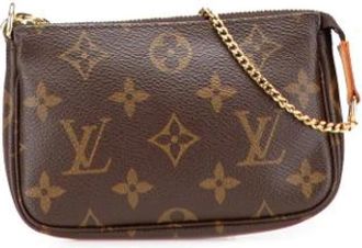 Louis Vuitton Pre-owned Clutches, female, Brown, Size: ONE SIZE Pre-owned Vintage Canvas Clutch