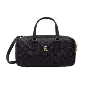 Tommy Hilfiger Handbags, female, Black, Size: ONE SIZE TH Daily Crossover Mono