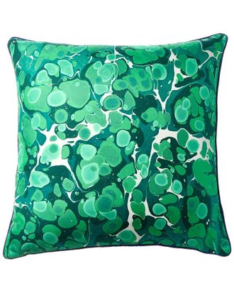 Jonathan Adler Us Kit Marbleized Silk Pillow