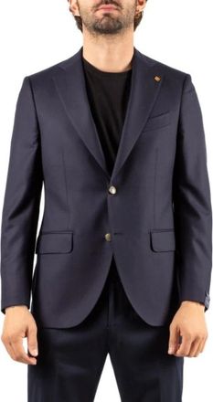 Sartoria Latorre Blazer - Heren - Blazers - Blauw - XL - Wol - Jassen