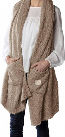 Demdaco Giving Shawl With Bookmark In Camel