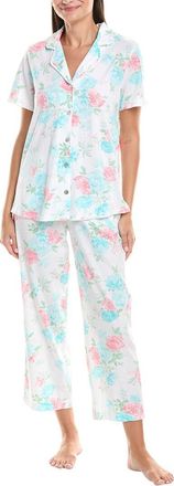 Carole Hochman 2pc Top & Pant Pajama Set