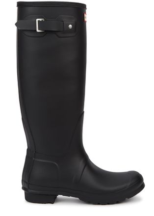 Hunter Hunter Original Tall Rubber Wellington Boots - Black - 3