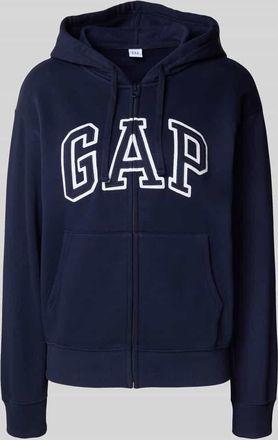 GAP Sweatjacke mit Kapuze in Dunkelblau, Größe XS