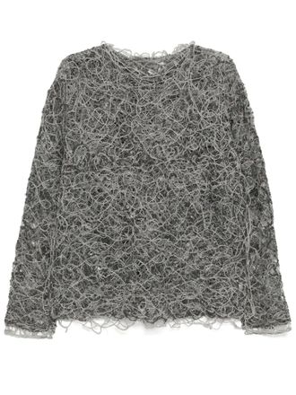 JNBY Top met ronde hals - Grijs