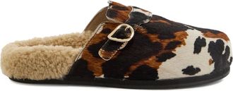 Ancient Greek Sandals Vasilitsa buckle ballet flats - Brown