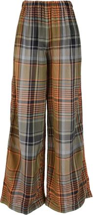 Aspesi Stijlvolle Broek Model 0110 G192 - Dames - Wijde Broeken - Veelkleurig - 2XS - Broeken