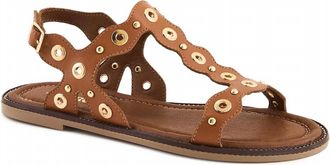 Andrea Womens Sling-Back Comfort Sandals In Brown