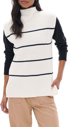 Hatley Sleeveless Mock Neck Sweater Tunic in Cream at Nordstrom, Size X-Large