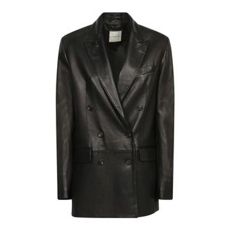 Tagliatore Womens Clothing Jacket Black Aw24