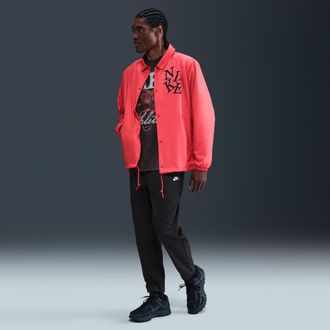 Nike Mens Club Woven Tapered Pants in Black | HJ1997-011