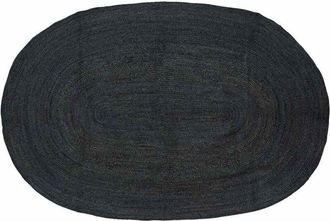 vidaXL Rug Natural and Black 300 x 300 cm Jute vidaXL