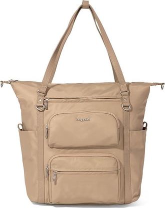 Baggallini Nolita Convertible Backpack Shoulder Womens Handbags Taupe Twill, Nylon