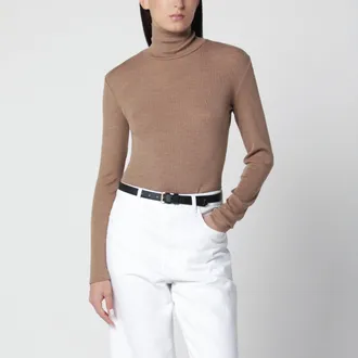 Max Mara Dolcevita cammello m&eacute;lange in lana vergine