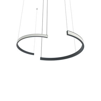 Lumicom Half Lampara De Techo Lineal X2 Monocolor Mate
