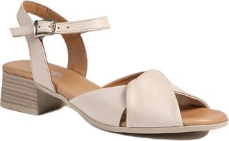 Jones Bootmaker Womens Jaira Leather Buckle Fasten Sandals - Nude - Size UK 4