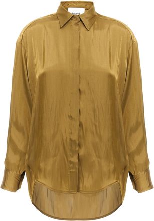 Nude Satin Shirt