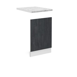Vicco Panel Frontal R-line, Hormig&oacute;n Negro, 45 Cm Et M&aacute;rmol