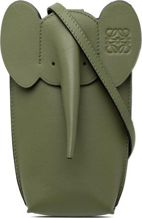 Loewe Pre-owned Loewe Leather Elephant Pocket Crossbody Ladies ZA2XUSZ4YQ266MPH