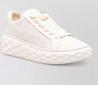 Jimmy Choo London leather low-top sneakers