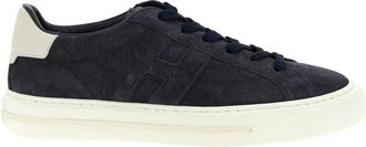 Hogan H691 Sneakers - Heren - Sneakers - Blauw - 40 EU - Leer - Schoenen