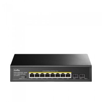 OEM Conmutador Cudy Gs1008ps2 De 8 Puertos Gigabit Poe+ De 120 W Y 2 Puertos Sfp