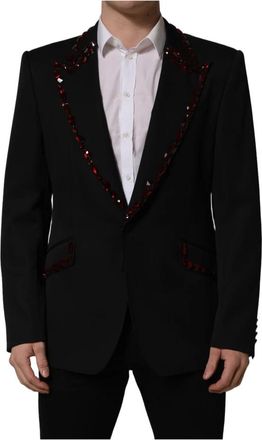 Dolce & Gabbana Blazers - Heren - Blazers - Zwart - 2XL - Jassen