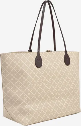By Malene Birger Womens Shopping Bag Abigail Beige Polyvinyl Shoulder