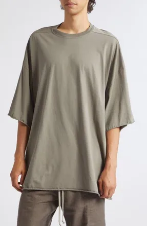 Rick Owens Tommy Oversize T-Shirt in Dark Pearl at Nordstrom