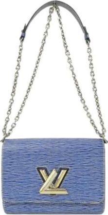 Louis Vuitton Pre-owned Shoulder Bags, female, Blue, Size: ONE SIZE Pre-owned Epi Denim Shoulder bag