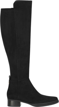 Michael Kors Lex Hoge Laars - Dames - Schoenen - Zwart - Maat: 38 EU