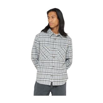 Edwin Camicia Julius LS - - Shirts - Uomo - Grigio - L