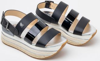Hogan H432 Platform Sandal - Black