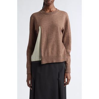 Undercover Wool Blend Sweater in Top Brown at Nordstrom, Size 3