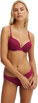 Cotton On Womens Ultimate Comfort Push Up2 T-Shirt Bra in Crushed Berry at Nordstrom, Size 32B