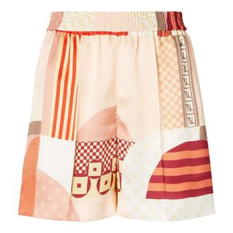 Fendi Dames, Korte broeken, Veelkleurig, Maat: S Zijde