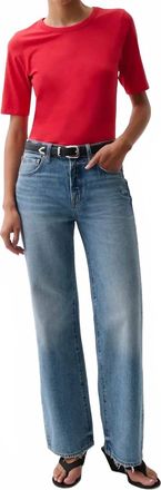 Pistola Denim Harlowe Straight Leg Jeans In Serpentine Vintage