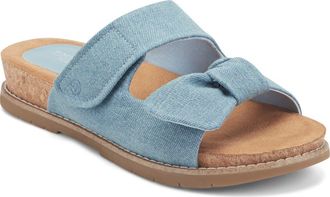 Rockport Zova Slide Sandal in Blue Denim at Nordstrom Rack, Size 7.5