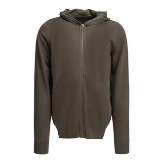 Rick Owens Gimp Zip-Up Sweatshirt - Heren - Sweatshirts & Hoodies - Grijs - Maat: S Katoen