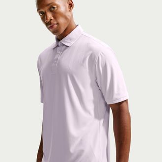 Nike Mens Tailored Performance Dri-FIT Golf Polo in Pink | IB0205-664