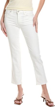Hudson Hudson Jeans Nico Mid-Rise White Straight Ankle Jean
