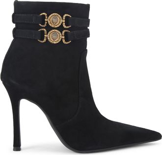 Kurt Geiger Womens Suede Mansion Ankle Boots - Black - Size UK 8