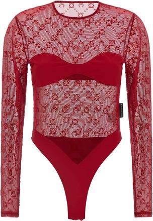 Marine Serre Polyamide Womens Bodysuit