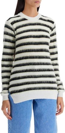 Marni Womens Embroidered Wool Sweater - White - Size EU 38 (Womens)