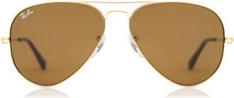 Ray-Ban RB3025 Aviator Large Metal 001/33 Mens Sunglasses Gold Size 58